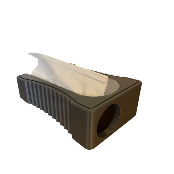 Vintage Twist Pencil Sharpener Tissue Box – Functional Décor with a Retro Look! - Picture 6 of 15